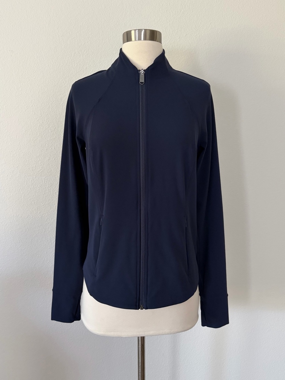 Athleta Salutation Jacket Navy Blue Small